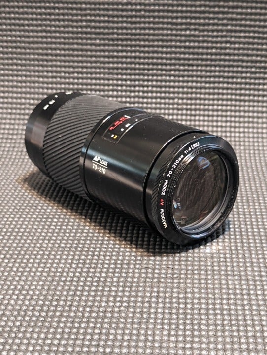 Minolta Maxxum AF 70-210 Macro Zoom Film Camera Lens