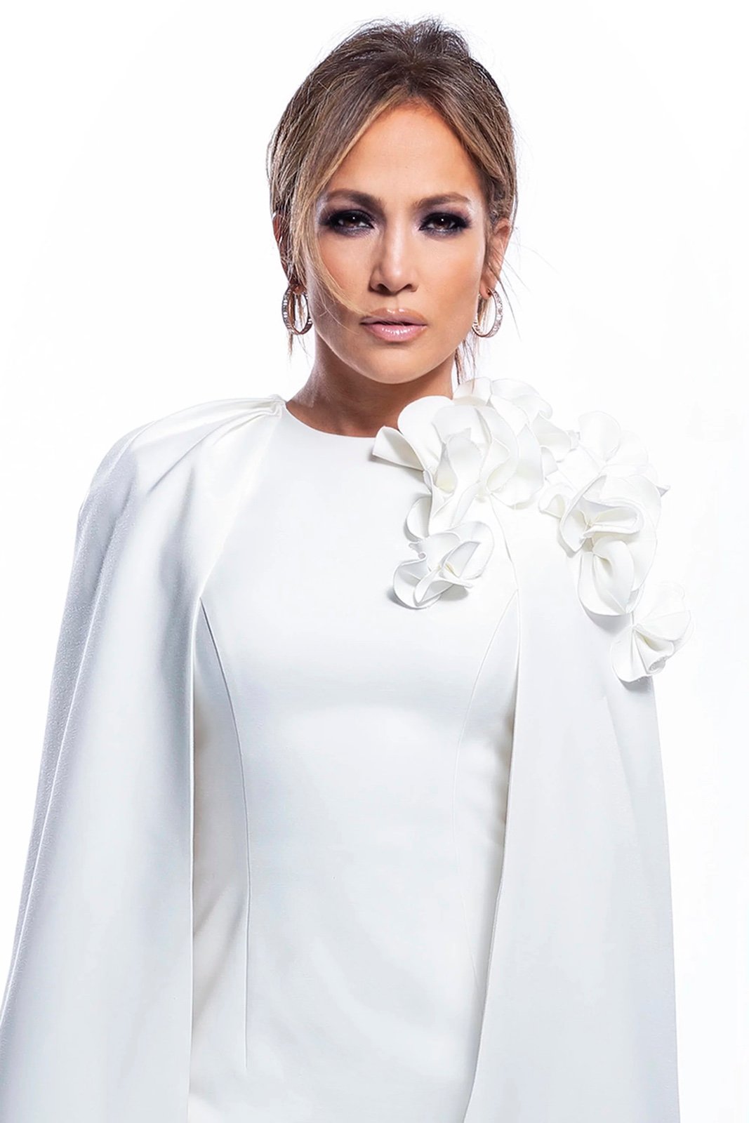 acler yorks cape white mini dress. Size 8