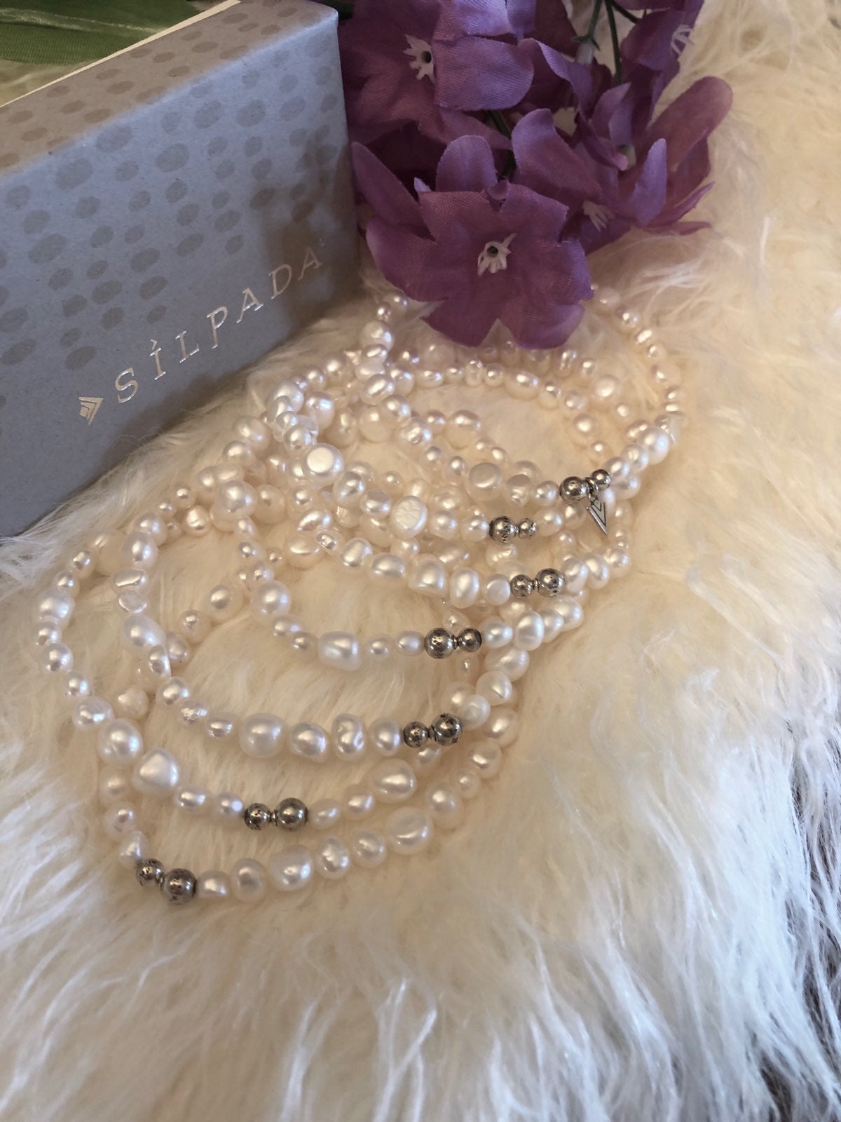 Silpada 7 Freshwater Pearl Bracelets Set