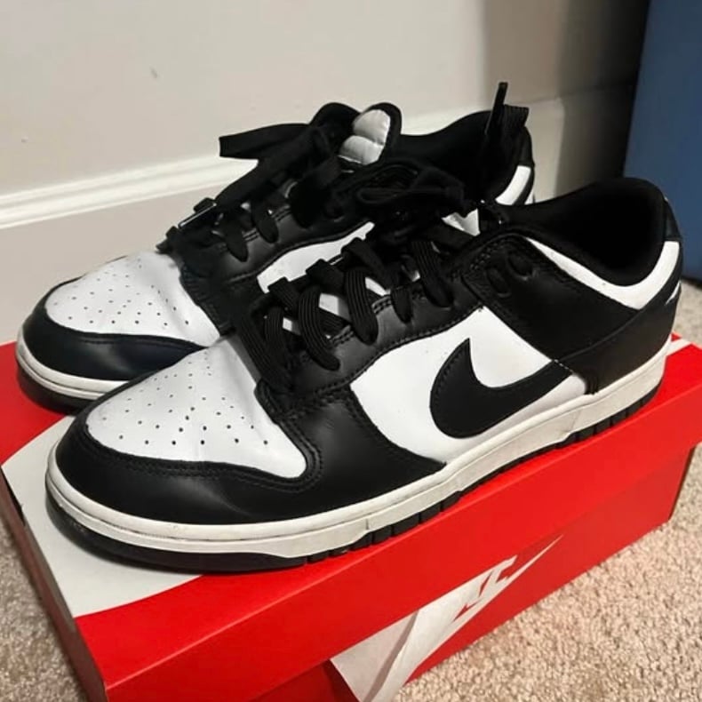 Black and White Nike Dunks Low
