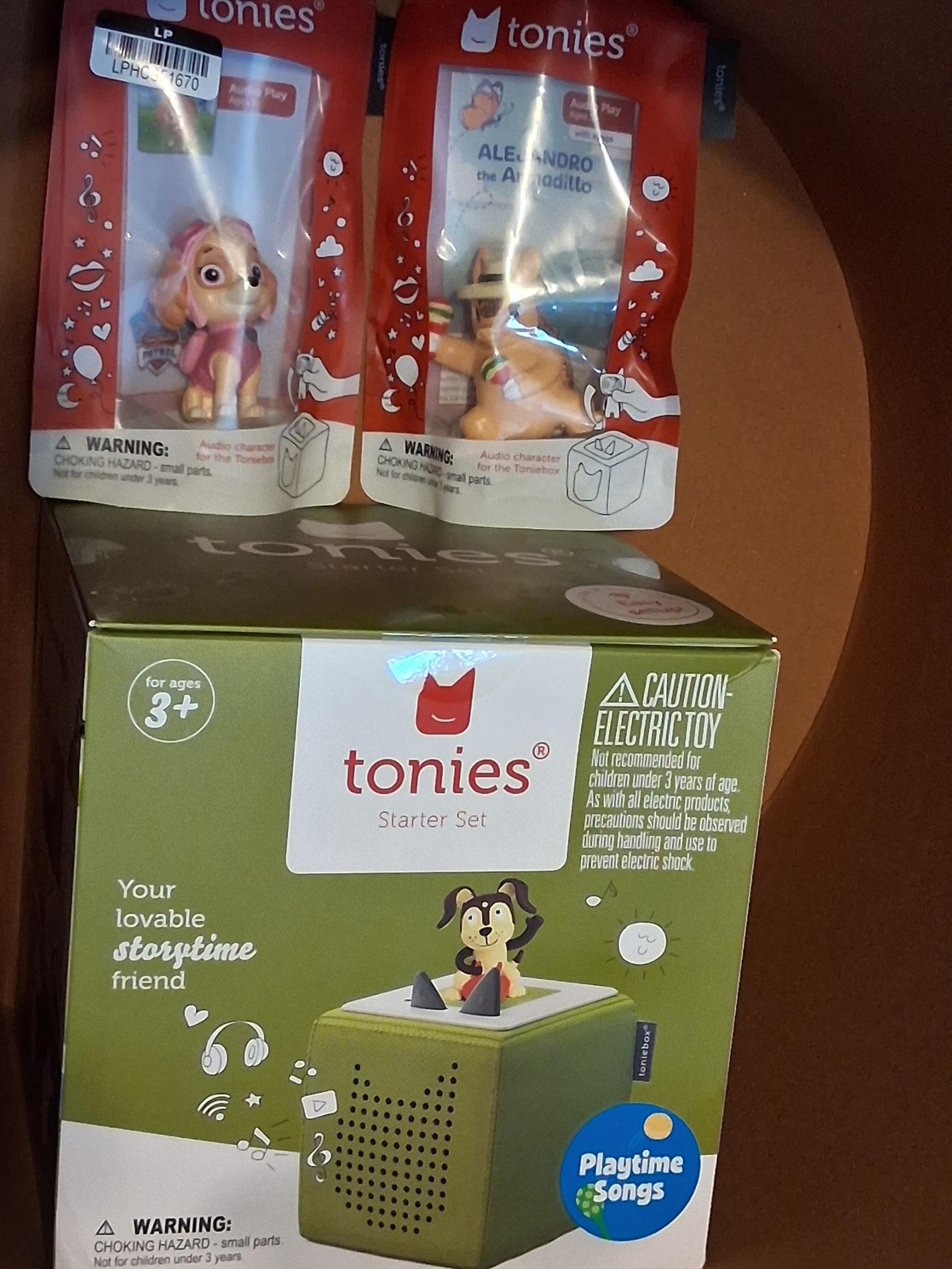 Green Toniebox Starter Set Audio Player Bundle For Music Education