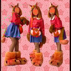 Turning red costume hallowen dress girl (cost 220)