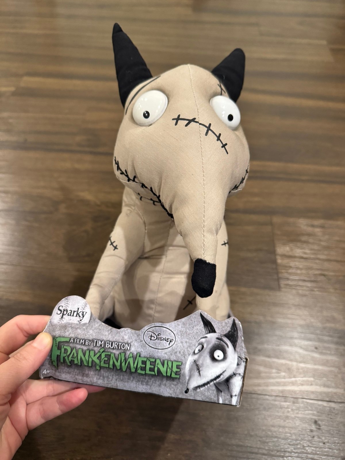 12 FrankenWeenie Tim Burton After Life Sparky Dog Plush 2012 Disney