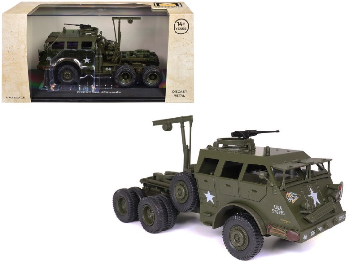 Pacific M26 Tractor Olive Drab United States Army 1/43 Diecast Model