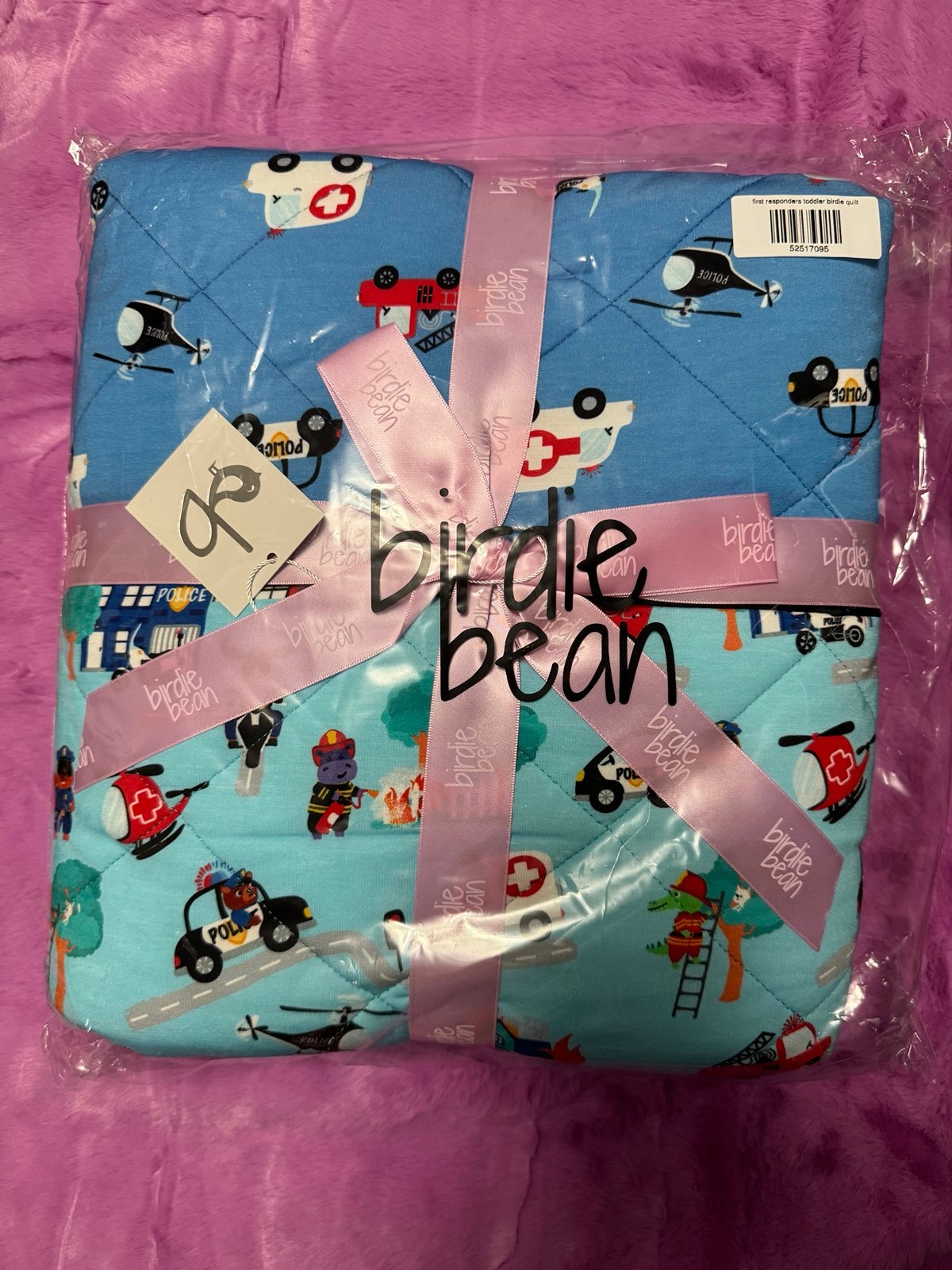 Birdie Bean First Responders Toddler Birdie Quilt NIB