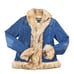 Brandon Thomas Women's Denim Jacket with Fur trim Size Medium