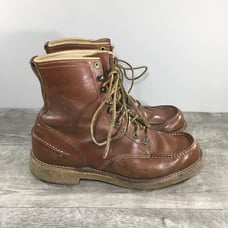 Vintage Wood N Stream Weinbrenner Men’s Leather Working Work Lace Up Boots 8.5