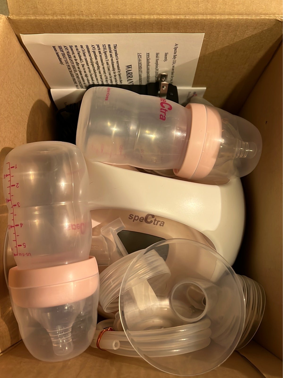 Spectra hospital strength breast pump and accessory kit