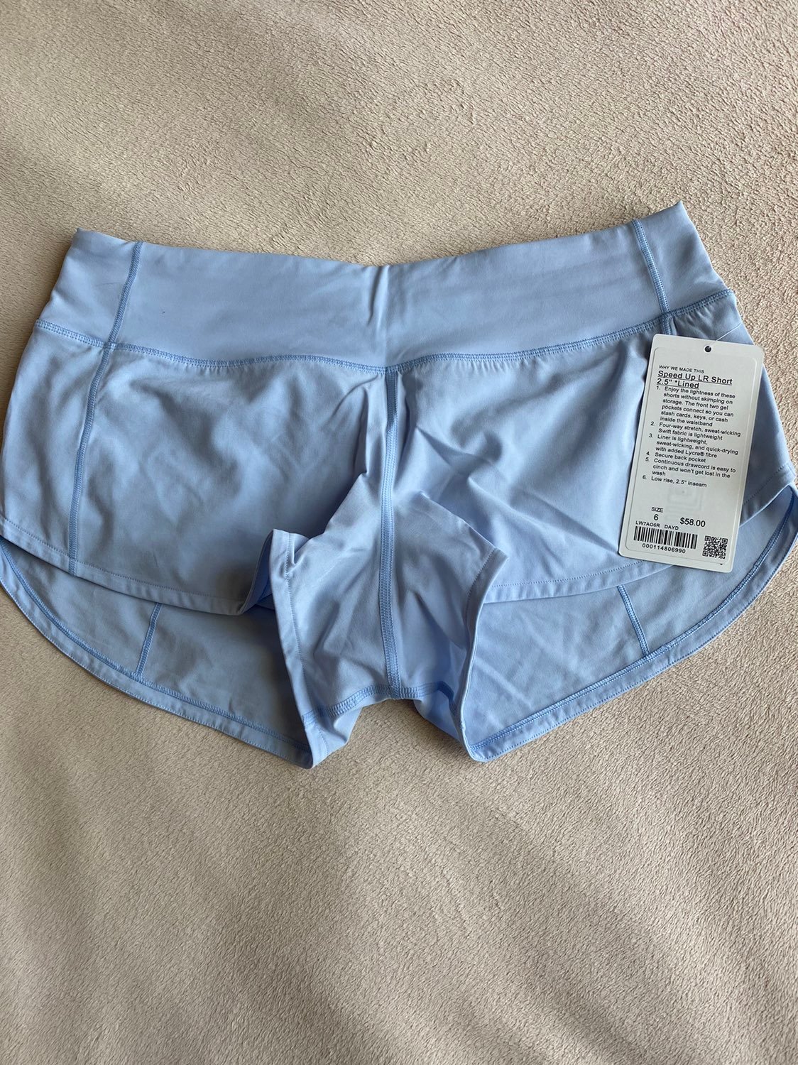 Lululemon Speed Up Shorts Daydream 6