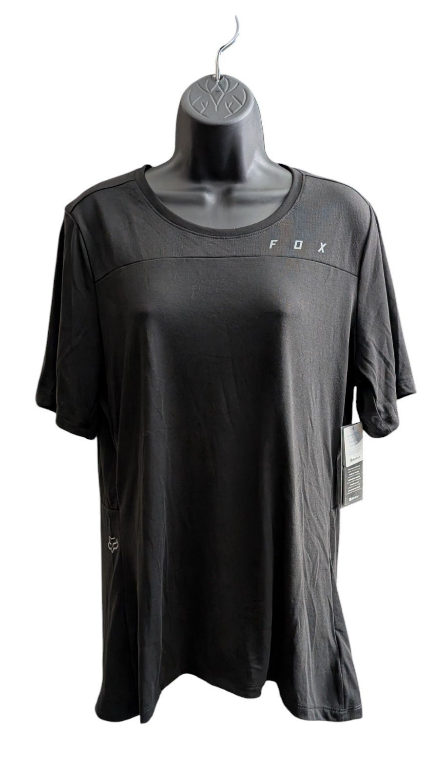 NWT Women's SIZE XL Fox Racing Co. Black Jersey Top