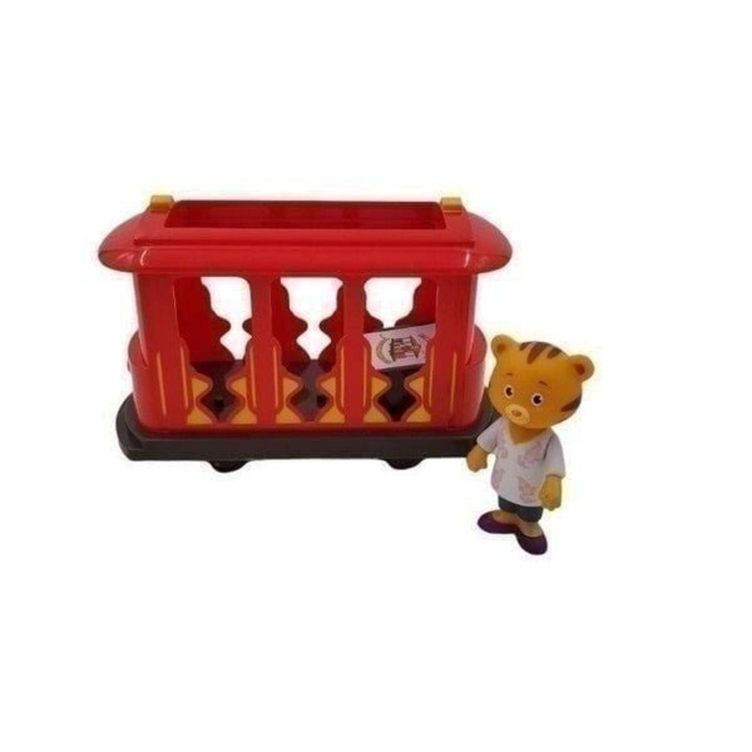 Fred Rogers Neighborhood Trolley Pull Back With Bell Noise & 1 Figure