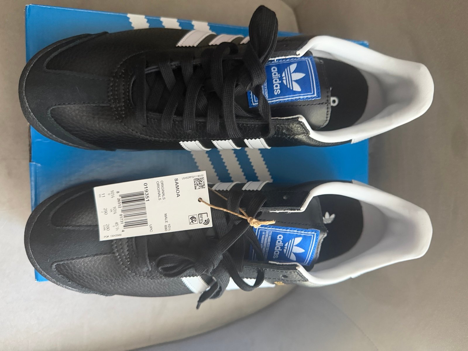 Black and White Adidas