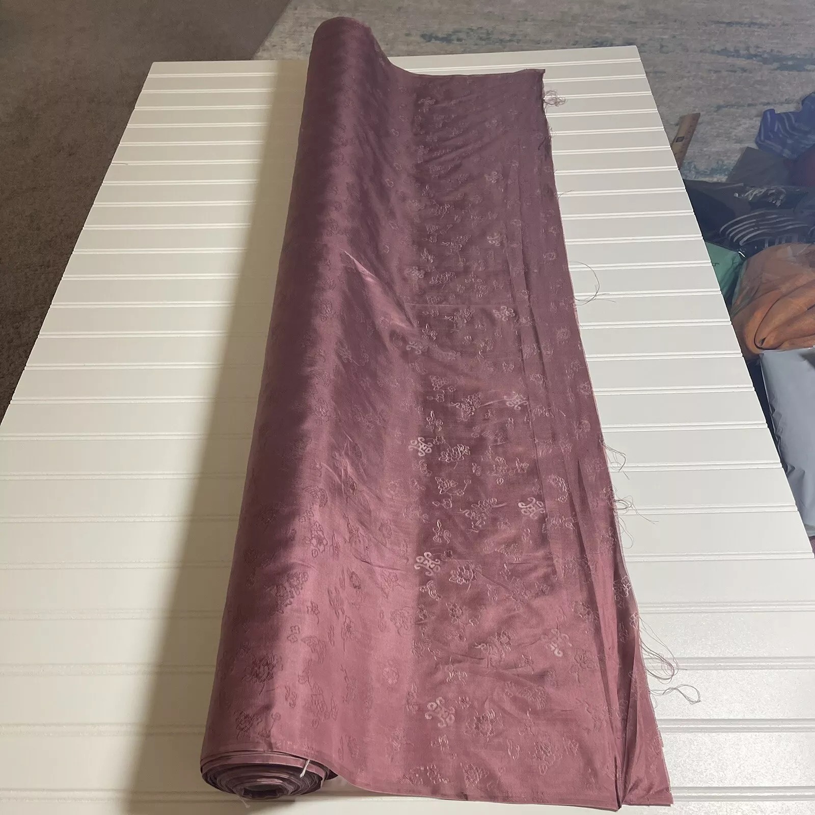 SILK PLUM, FABRIC 5 Yards (180 inches) x 43 inches wide
