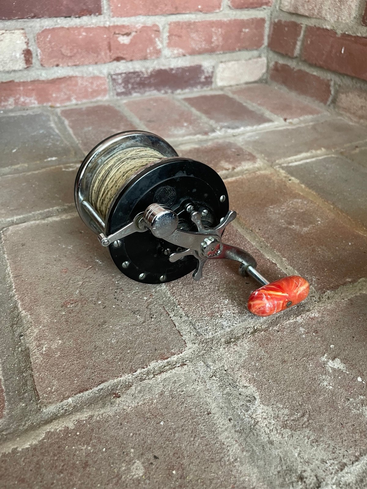 VINTAGE PENN LONG BEACH NO 66 SALT WATER CASTING REEL usa