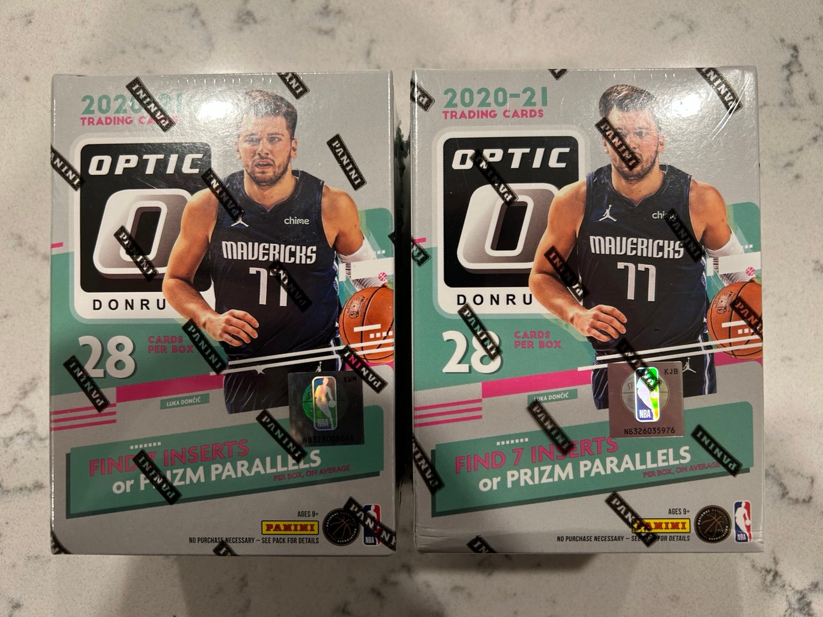 2020-21 Donruss Optic NBA Blaster Box Lot of 2 - Anthony Edwards RC? -NEW SEALED