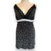 New Lane Bryant Cacique 26/28 Black Surplice Busty Knit Chemise Babydoll Gown