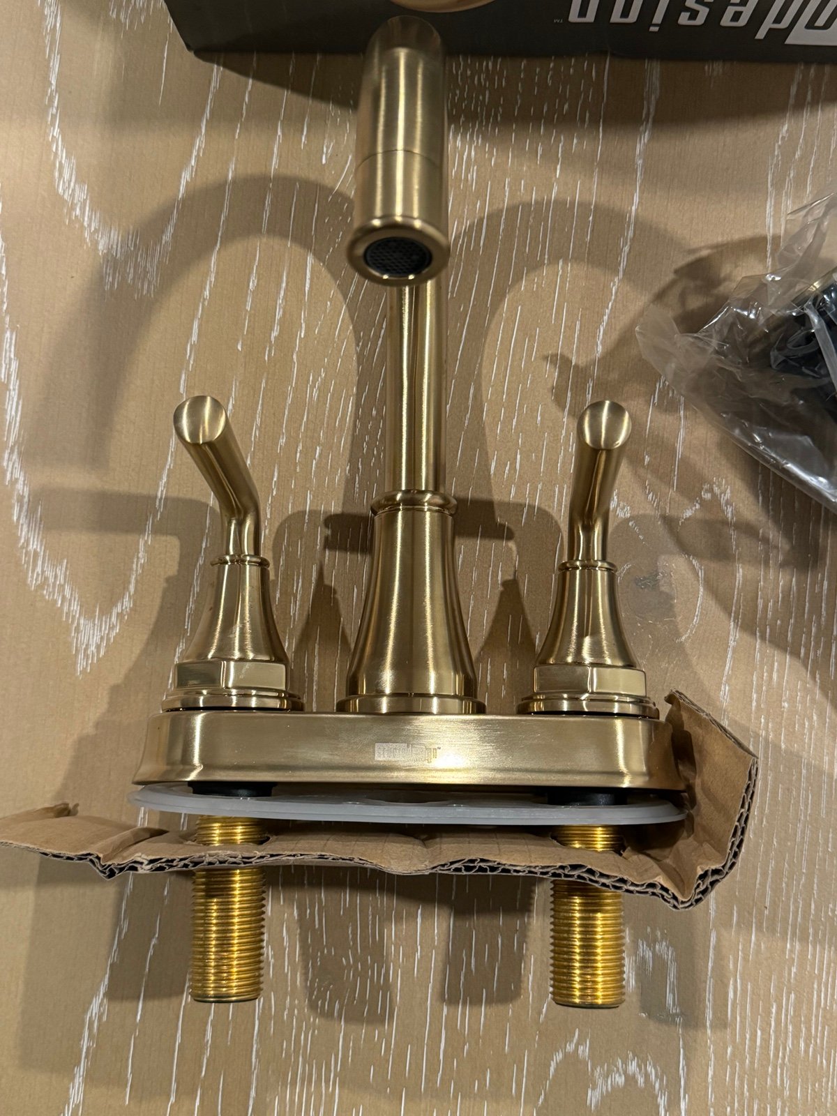 Studio Design Brushed Gold Finish Faucet