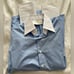 WOERA Signature Pin Striped Poplin Button Down Shirt