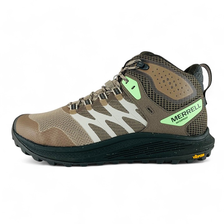Merrell Nova 3 Mid WP Stone Men's Waterproof Hiking Shoes Boots J068239