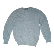 Vintage Gray Cashmere Sweater size 44 Large Made in Argentina