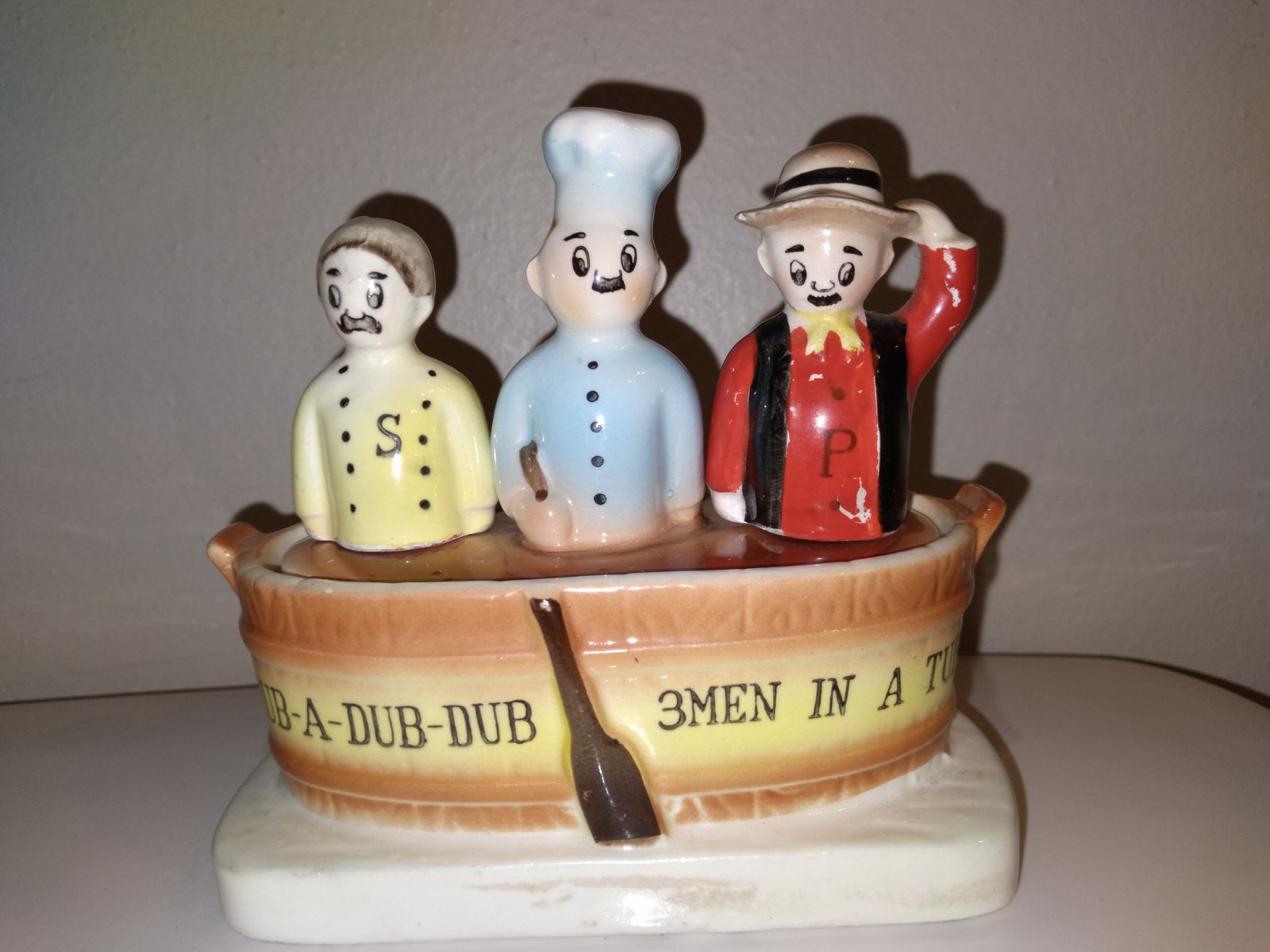 Vintage Rub a Dub Dub 3 Men in a Tub Sal