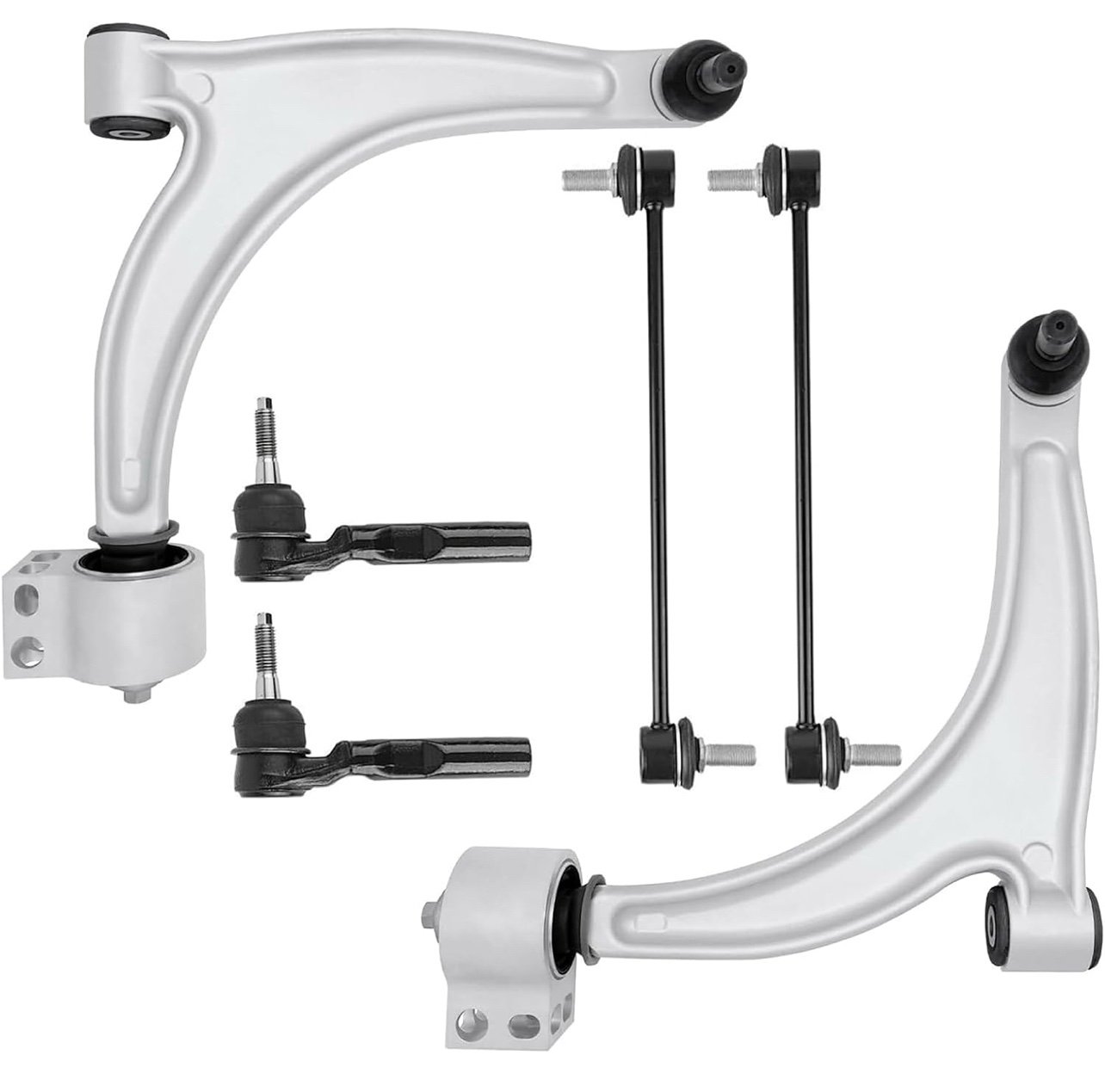 6pcs Front Suspension Kit Lower Control Arm Compatible with 2005-2010 Pontiac G6
