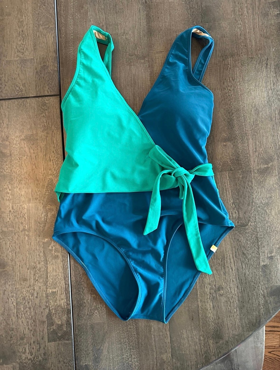 Summersalt Perfect Wrap Seaglass/Seaweed One-Piece size 10