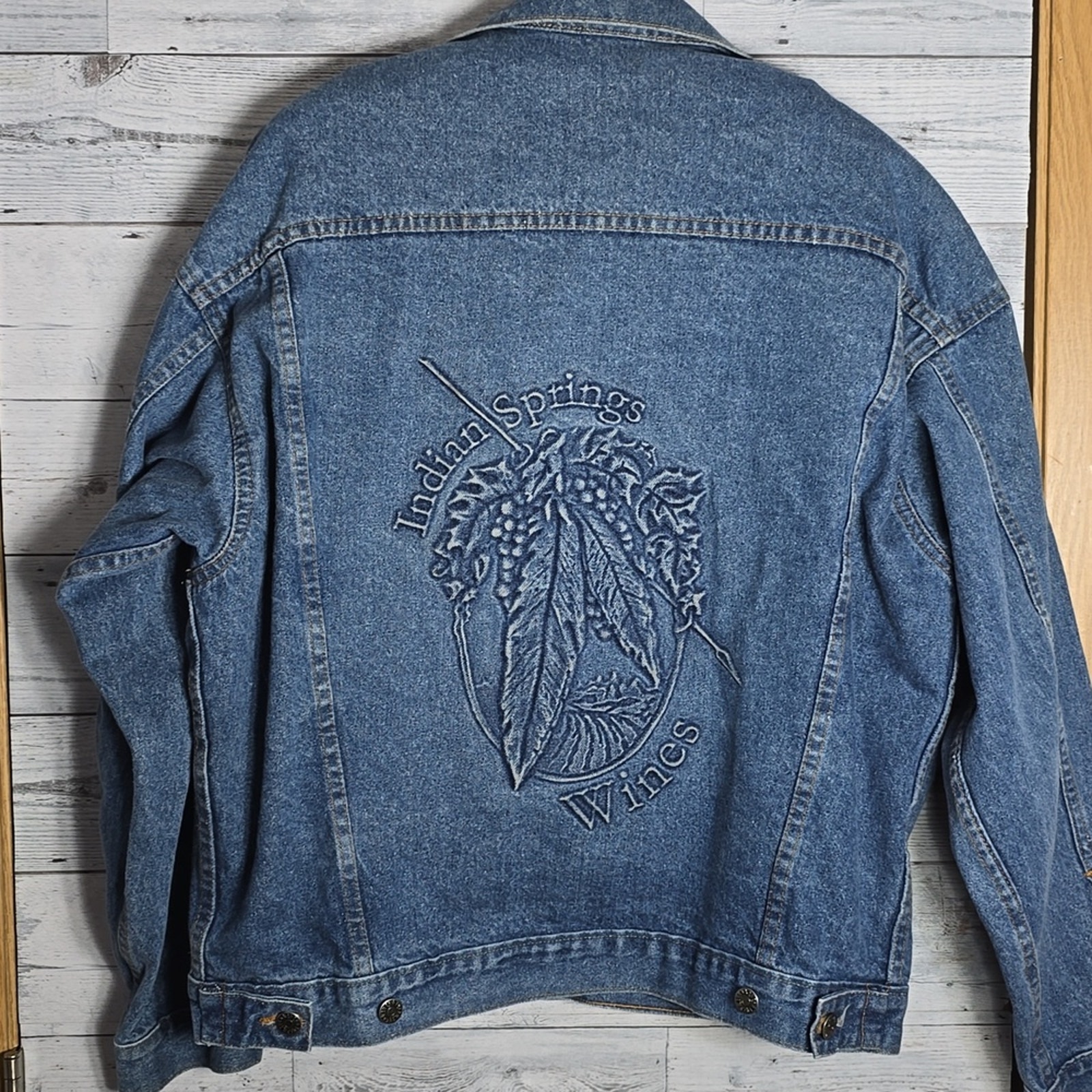 Vintage Tyca Customized Denim Trucker Jacket Sz M