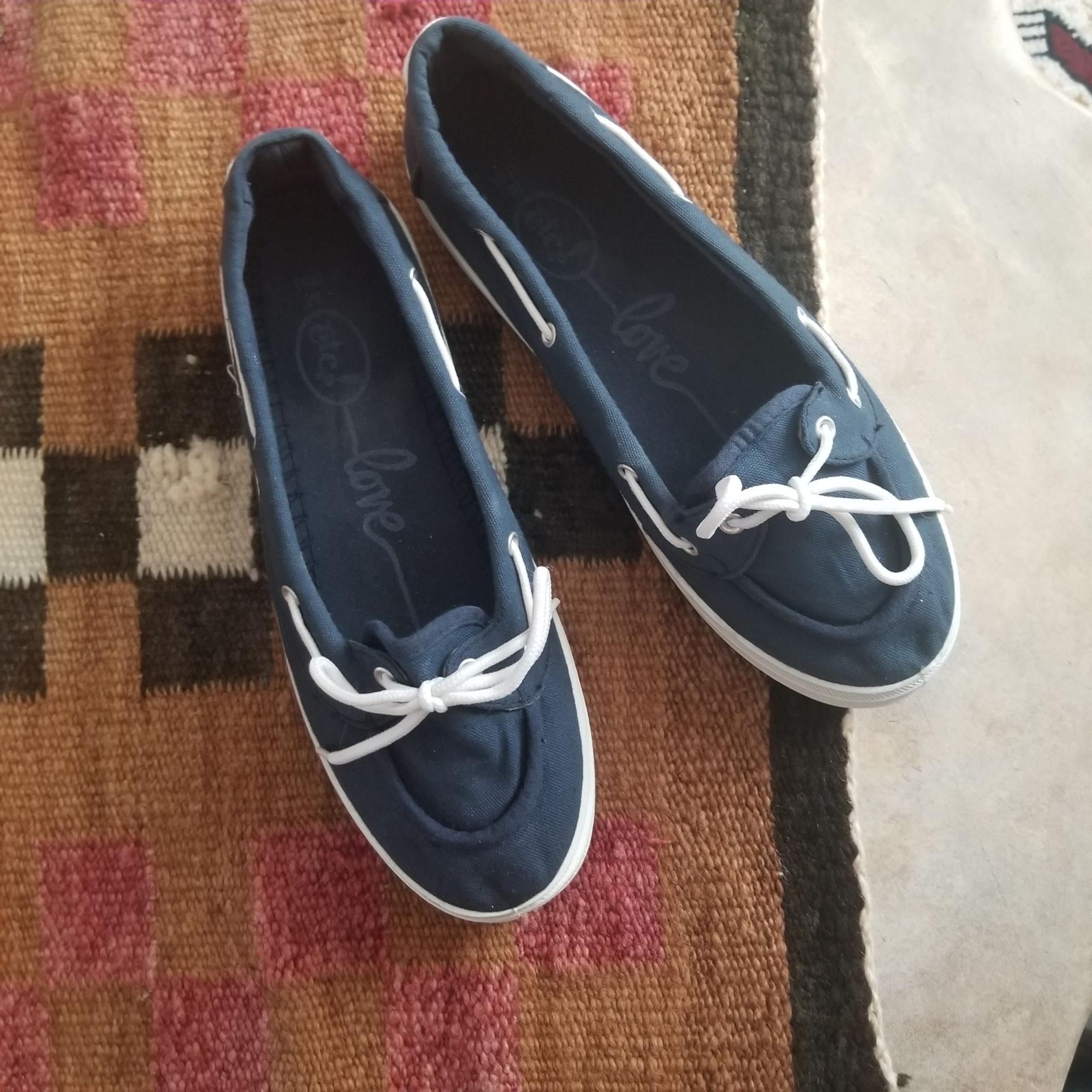 Rue 21 Slip On Navy Sneakers