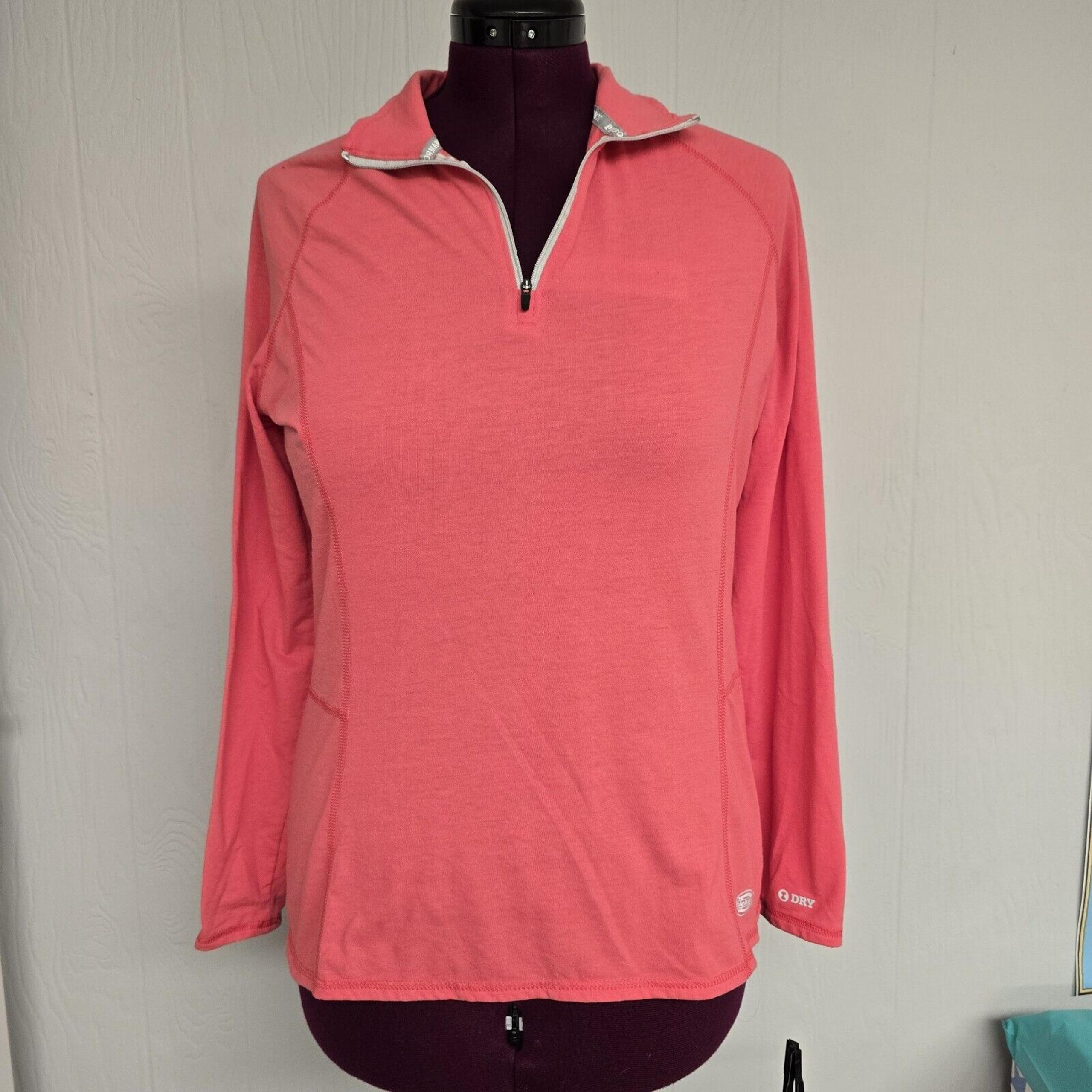Women's Dickies Coral 1/4 Zip Pullover "Performance System Dry" | Size Medium