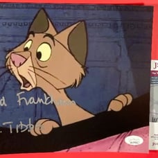 David Frankham Signed 101 Dalmatians Sgt. Tibbs 8x10 Photo B Autograph JSA COA