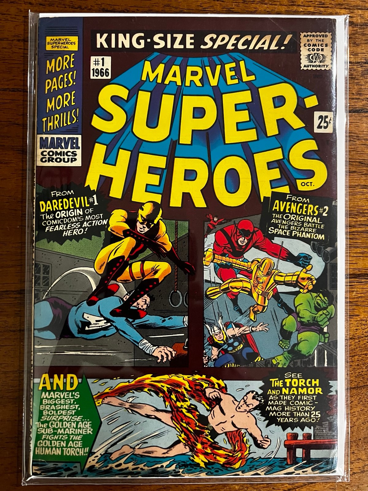 MARVEL SUPER-HEROS King Size Special #1 (1966, Marvel) 1st marvel one shot