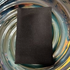 NWOT Urban Oxide Wallet Card Holder Unisex OS Black Pebble Rubber Bi-fold