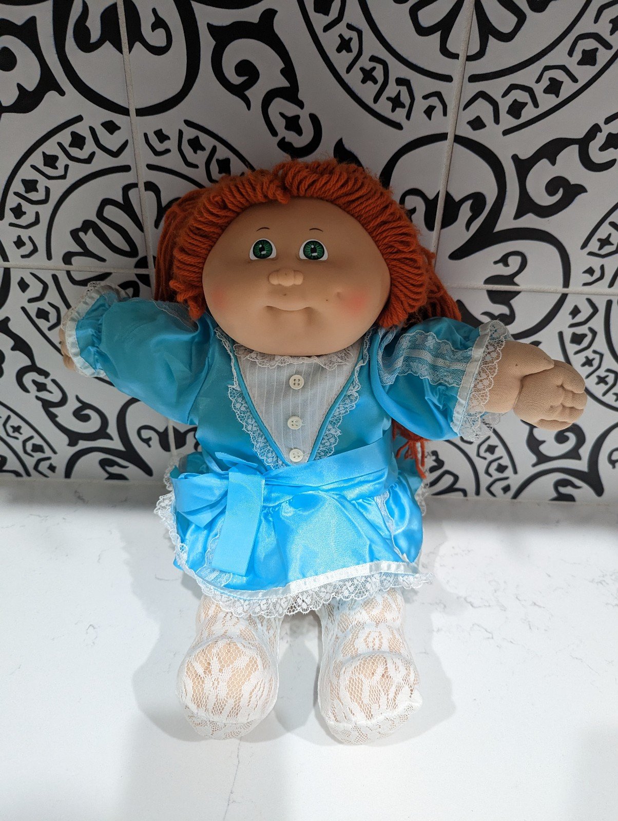 1985 Vintage MELANIE SUSANNE Cabbage Patch Kid Doll Red Head Twin