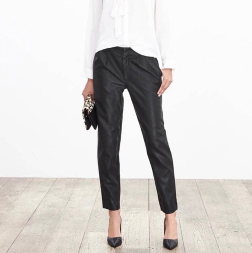 Banana Republic faux leather pants