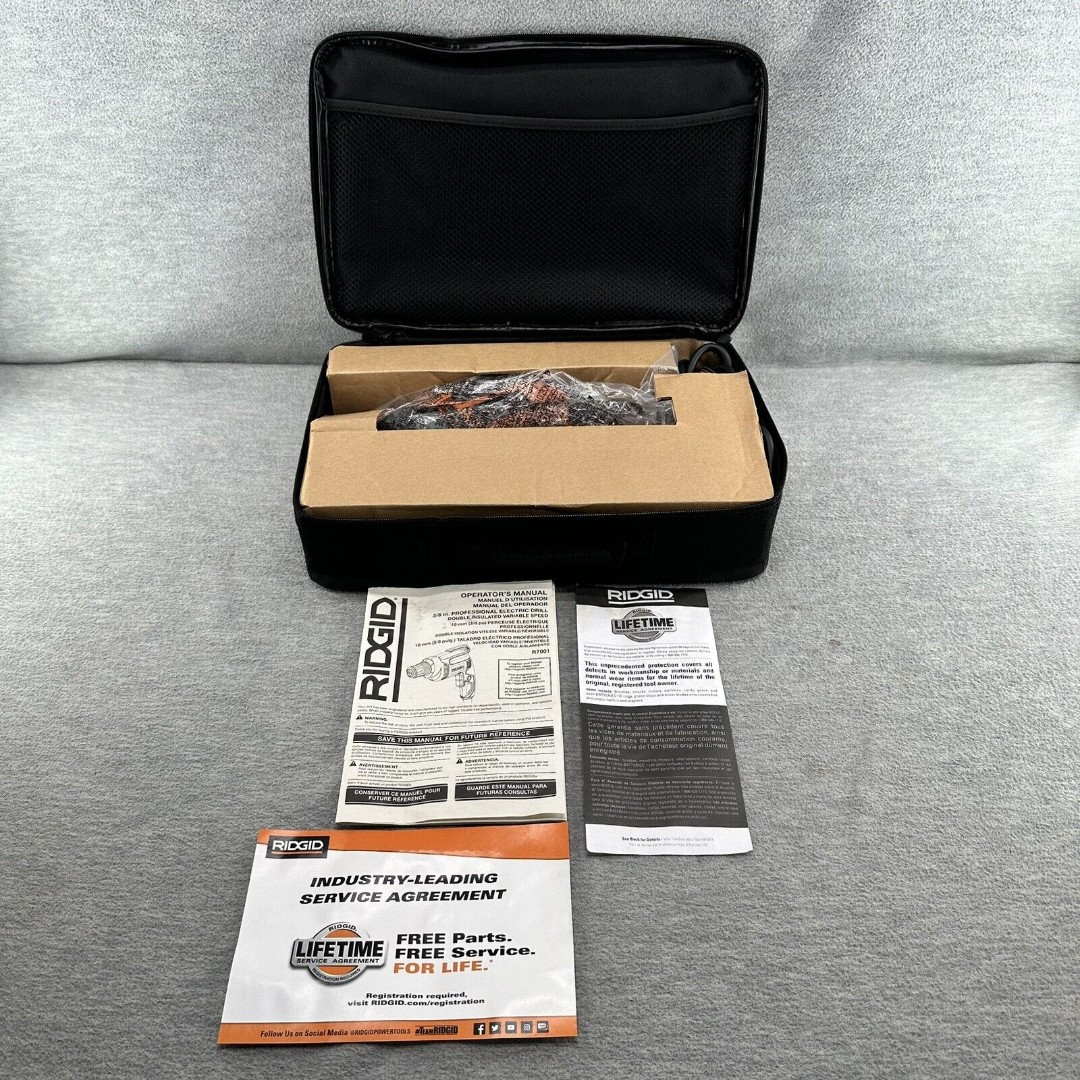 RIDGID R70011 - Professional 3/8 in VSR Drill 8 AMP Motor Corded