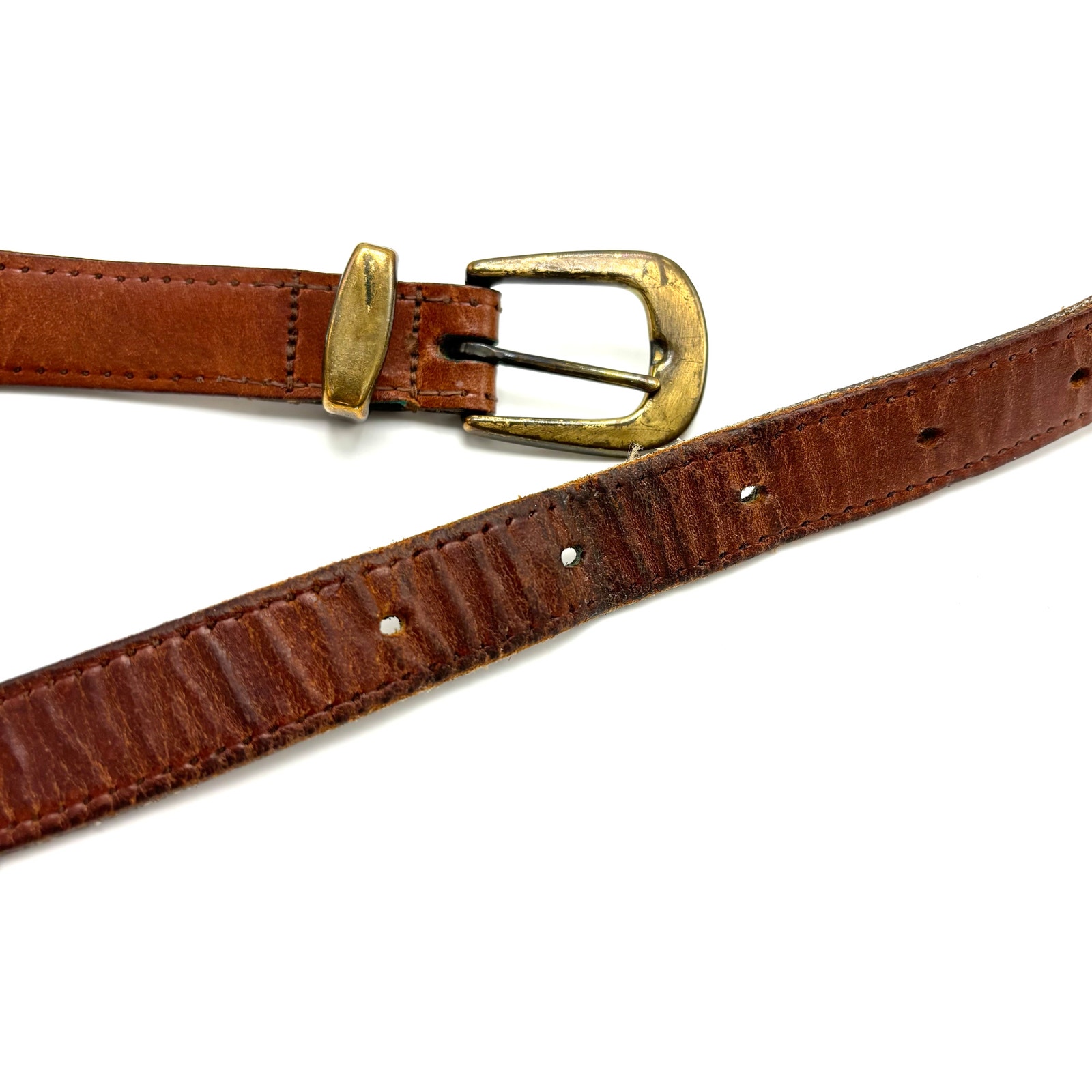 小物 vintage Western belt. 90s Vintage 90s Brown Leather Western Belt, High Waist Belt, 90s