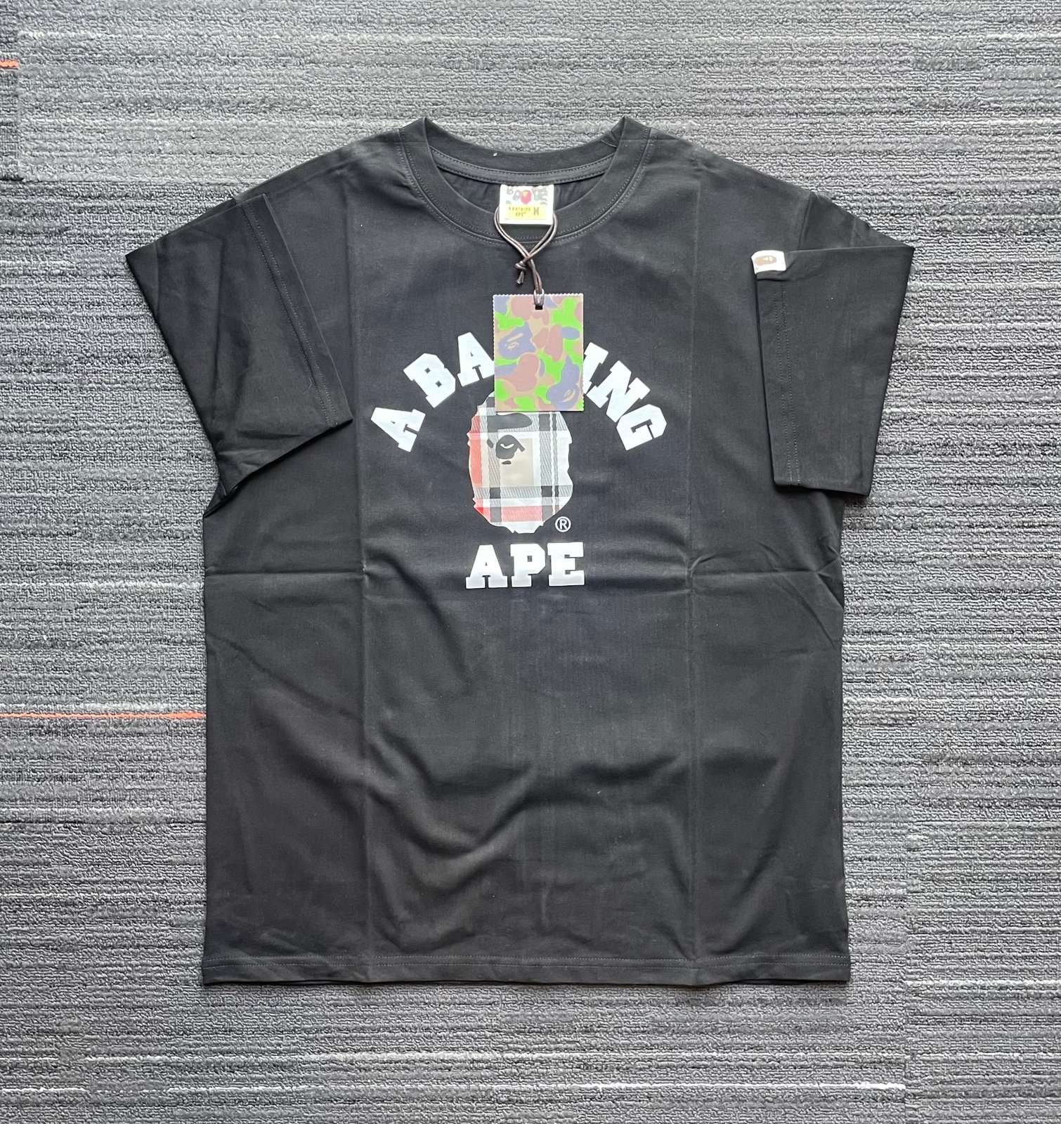 Black Bape Burberry tee