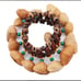 Solid wood tropical shell bells African drummer bells children's dance bells-JHG