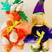 *SOLD* Muffy Vanderbear Salad Ballad Waltz of the Vegetables Hoppy Garden Bench