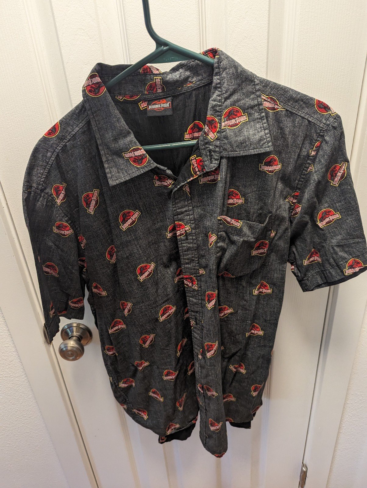 Vintage jurassic Park button down shirt