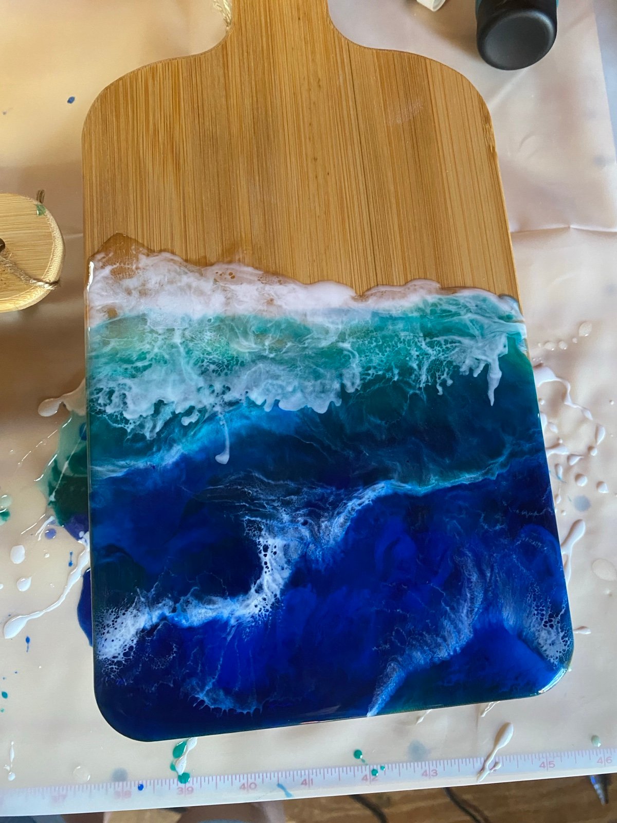Epoxy cutting board