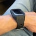 Only Band - Carbon Fiber Case+Strap for Apple Watch Band 44mm Silicone PC Cover