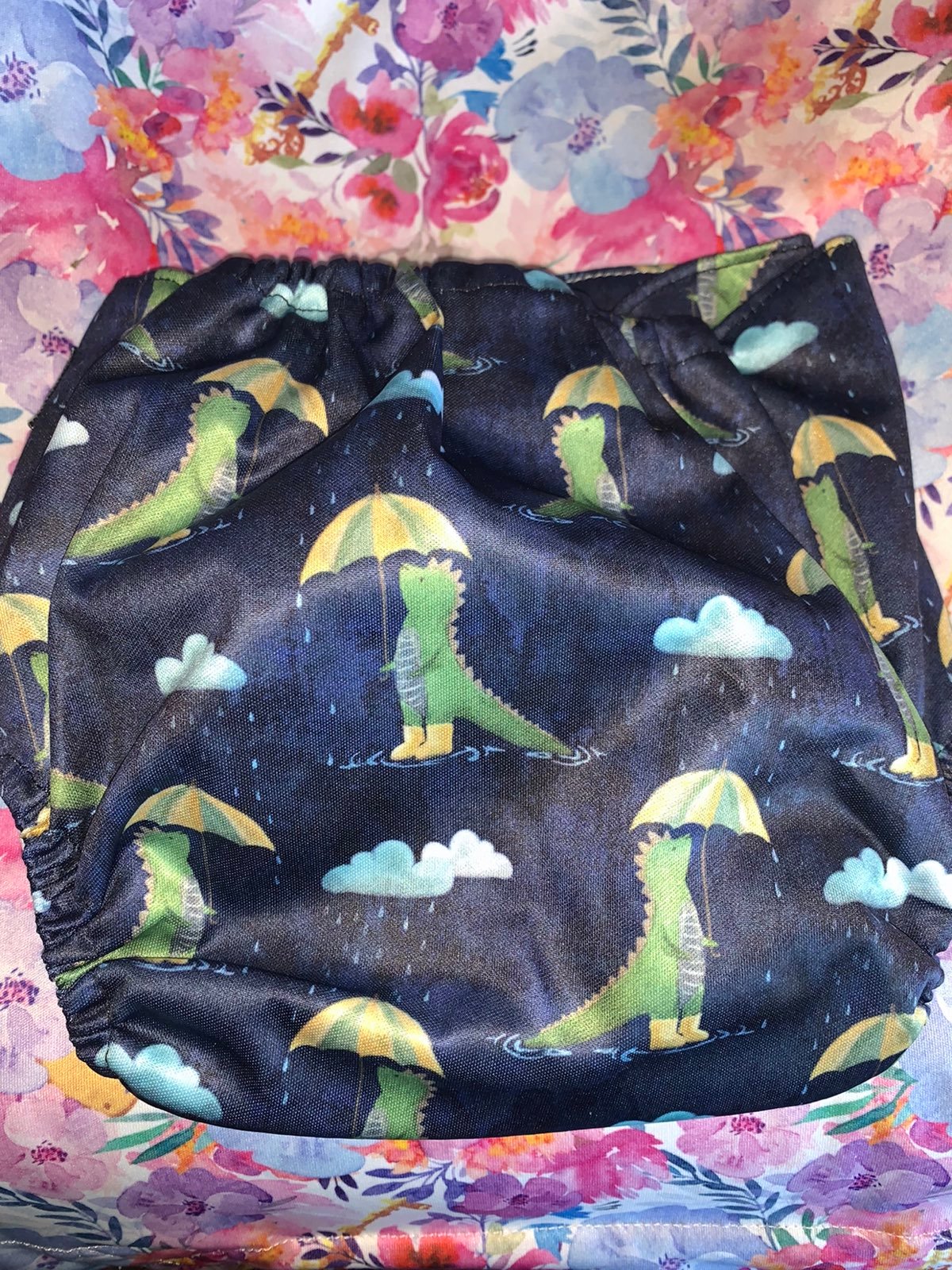 Dino in the rain umbrella