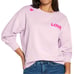 NWT Wildfox Crewneck Dogs Love Me Sweatshirt Pink Size M