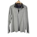 ROBERT GRAHAM MEN'S BRECKEN LIGHT GRAY 1/4 ZIP PULLOVER SWEATER SIZE XL