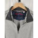 ROBERT GRAHAM MEN'S BRECKEN LIGHT GRAY 1/4 ZIP PULLOVER SWEATER SIZE XL