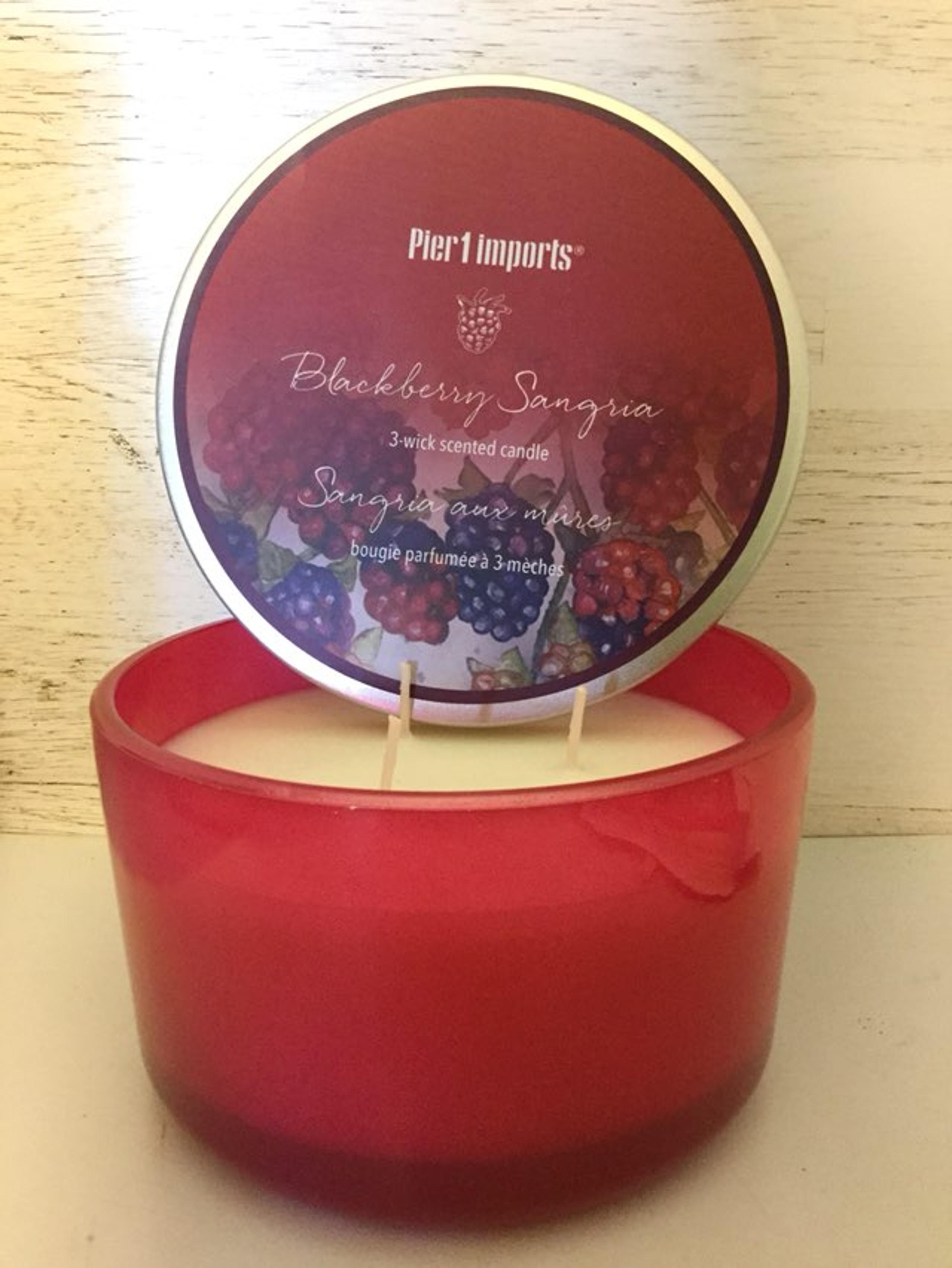 Blackberry Sangria 3Wick Candle Pier1