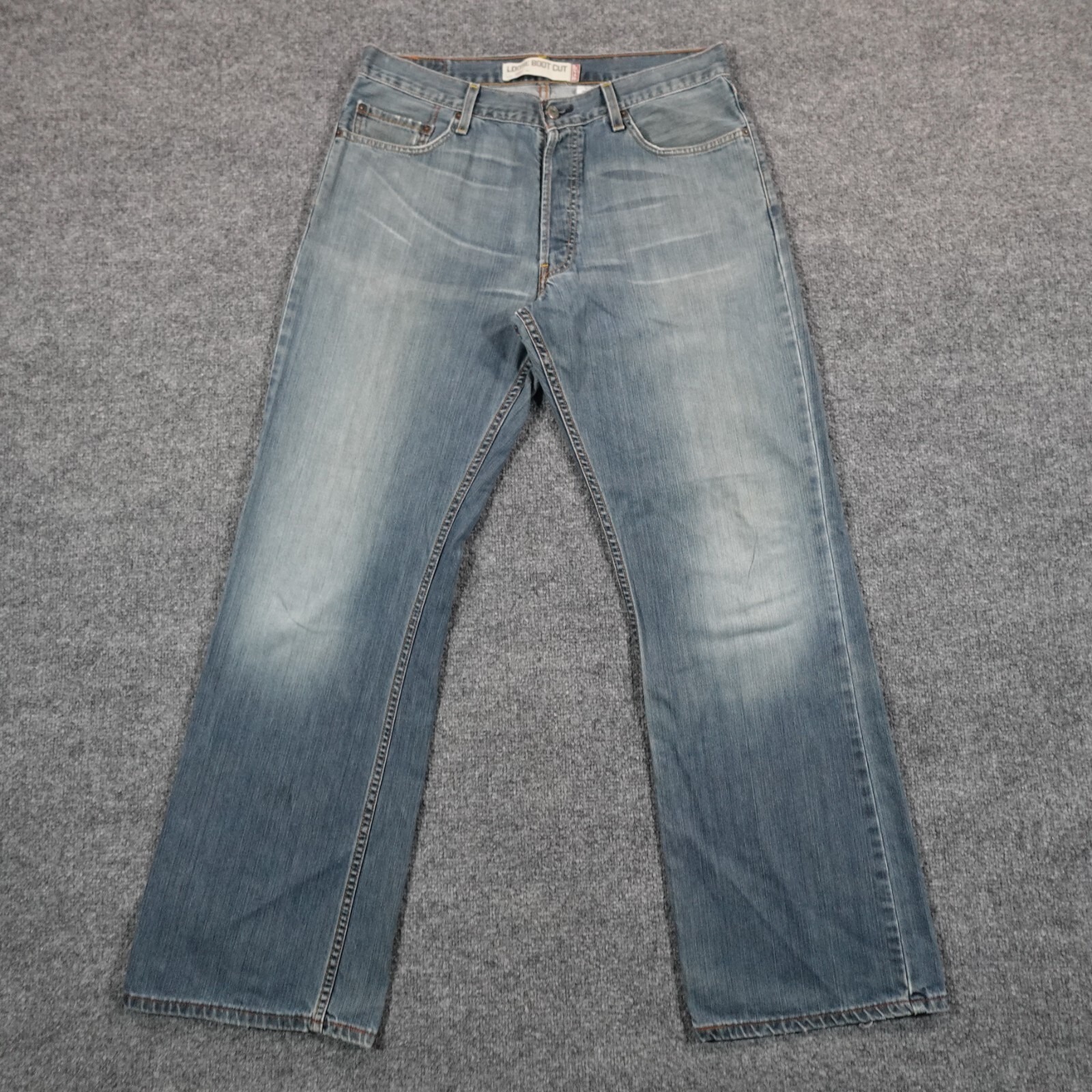Vintage Levis 567 Jeans Mens 34x34 Blue Loose Bootcut Cowboy