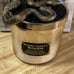 Bath & Body Works Wicked Vanilla Woods 3-Wick Candle w/ Decorative Snake Lid